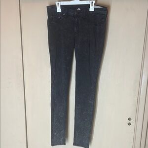 Rag & Bone Women's Black Jean washed out leggings size 28 preowned